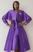 3-Piece Church Robe with Detachable Cape – 4866