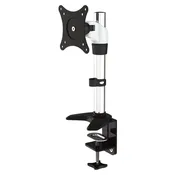 Single LCD Monitor Desk Mount Stand Adjustable w/ Tilt for 1 Screen up to 27"