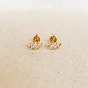18k Gold Filled Eye Stud Earrings