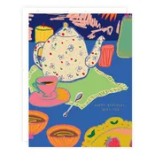 “Happy Birthday Best-Tea” card