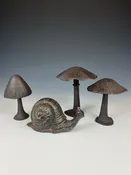 Cottage Core Cast Iron Snail — Suzanne Crane Fine Stoneware