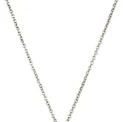 CABLE CHAIN, 1.5MM WHITE GOLD