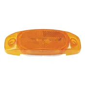 Peterson® Surface-Mount Oval 6″ Incandescent Hard-Hat Side Mrkr/Clrnc Light w/ Reflex – Hardwired, 12V (Amb)