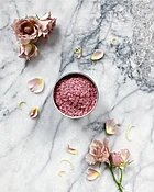 Luxurious Rose & Bergamot Bathing Salts | Artisanal Slow Beauty Ritual | marble & milkweed — marble & milkweed