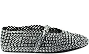 Alaïa Eyelet Flats in Transparent
