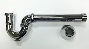 1 ½ Male IPS Outlet X 1 ¼ Milwaukee P Trap W/CO 17 GA Zinc Nuts  Cat. No. 721C502
