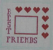 Best Friends Needlepoint Frame