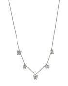 Butterfly CZ Charm Necklace