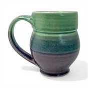 Barrel Mug - Green/Purple
