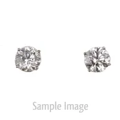 0.72ct tw Round Brilliant G-VS1 Diamond Stud Earrings