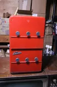 Vintage Le Bron Countertop Refrigerator - Retro Charm, Collectible — Simply Rescued