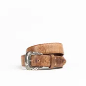 Allens Boots Exclusive Straight Tan Mad Dog Goat Belt #5GG-MT
