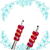 5" Nickel-Plated Steel Crochet Hooks