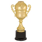 10 1/4″ Gold Plastic Completed Cup Trophy