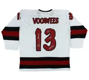 Ari Lehman Signed Friday the 13th Custom White Jersey with "Jason 1 &amp;amp; Kill For Mother" Inscription