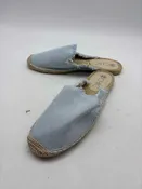 2 Chic Blue Size Medium Denim Mule Flats