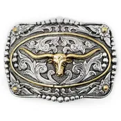 AndWest Longhorn Gold Ring Buckle 738