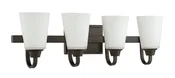 Craftmade 41904-ESP Grace 4 Light Bathroom Vanity Light -Espresso