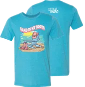 136 Sand in Boots Heather Aqua