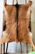 Brown Goat Hide Rug #453