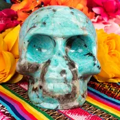 Amazonite Skull