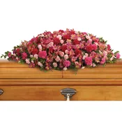A Life Loved Casket Spray