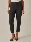 Audrey Pull-On Straight Ankle Pants