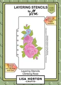 Climbing Rose - Slimline Lisa Horton 3D Embossing Folder with die OR Layered Stencil Set