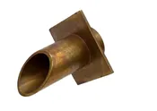 Vianti Falls™ Antique Brass 2″ Diamond Wall Scupper