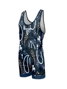 Bandana Wrestling Singlet - Blue