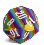 55mm Opaque Silicone D20 (various colors)