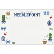 Things to do after Needlepoint Slab Notepad