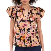 Abril Cotton Top in Night Bloom