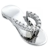 0.30ct Diamond Gold Flip Flops Pendant