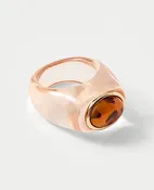 Metal Stone Ring