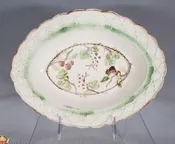 An Antique English Creamware Fruit Molded Plate, c1770-80