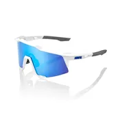 100% SPEEDCRAFT® Matte White HiPER® Blue Multilayer Mirror Lens 60007-00012