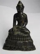 Buddha Statue – Old Bronze Buddha Statue – Thailand 3.75″ tall