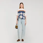 Scarf print T-shirt