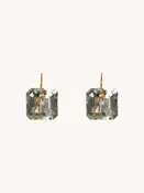 22k Yellow Gold Green Quartz Summer Earrings
