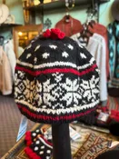 Black + Red Newari (Icelandic Design) Hat — Aspen Traders