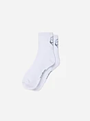 Athletic Quarter Sock ~ White