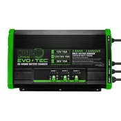 Norsk Lithium EVO-TEC™ 12V+12V/16V+36V – 3 Bank Selectable On-Board Charger