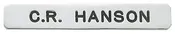 c511a - Custom Engraved Name Plate by Smith & Warren