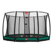 BERG Champion 14' Round In-ground Trampoline with Safety Enclosure