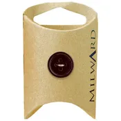 15mm Brown Poly 4-Hole Buttons - 8 Pack