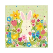 Bunny in Flowers Puzzle 100pcs