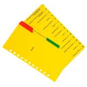 11-Hole Divider Tab Set - 18 Tabs
