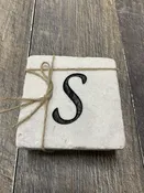Custom Stone Coasters "S"