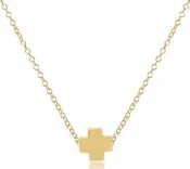 16" Necklace Gold • Signature Cross Gold